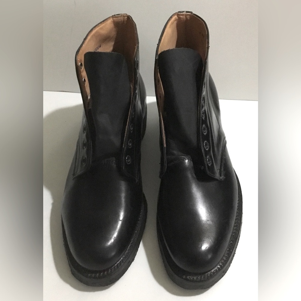 Genuine Cowhide Leather Police Boot